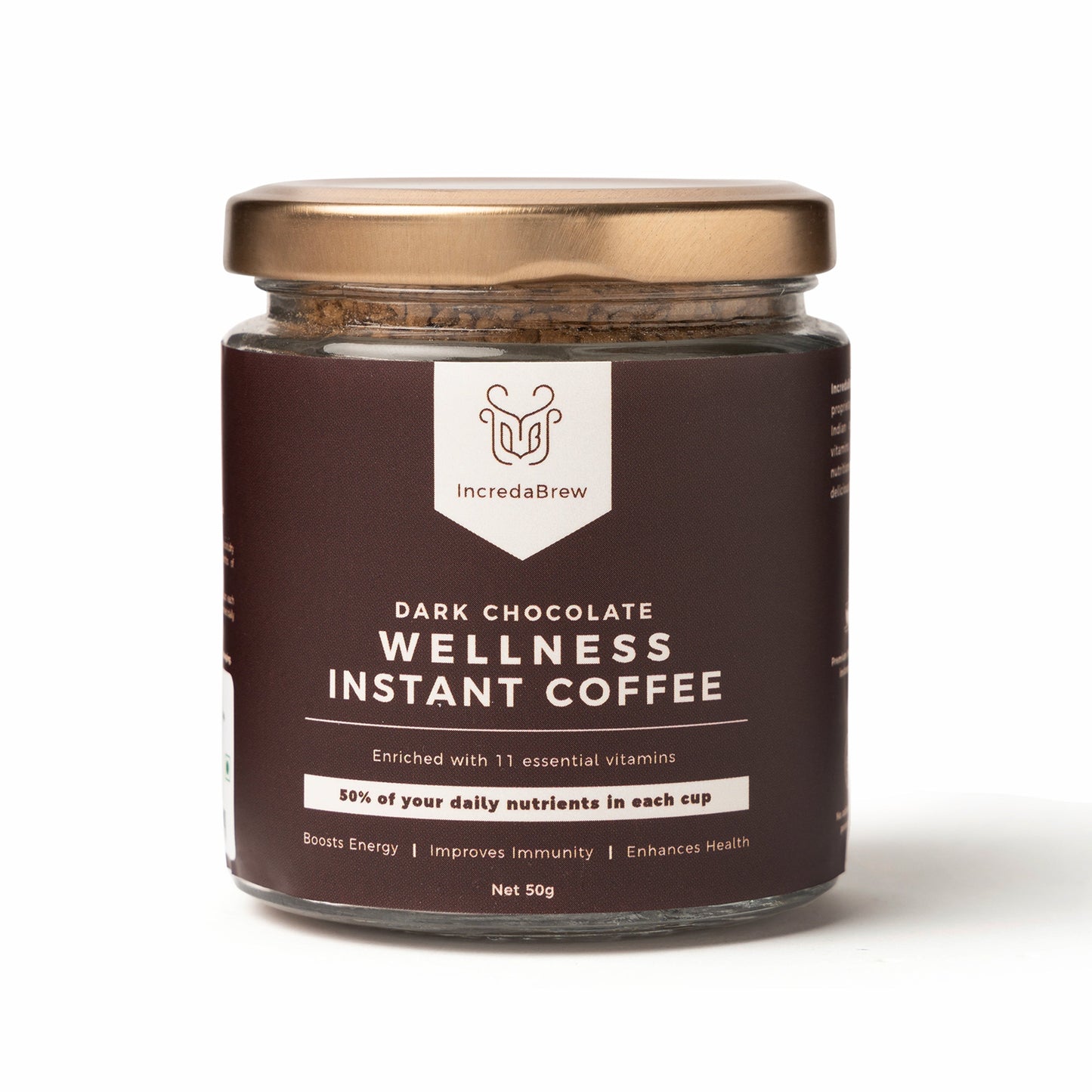 Dark Chocolate Wellness Instant coffee - 50 gm Jar + Free Mug