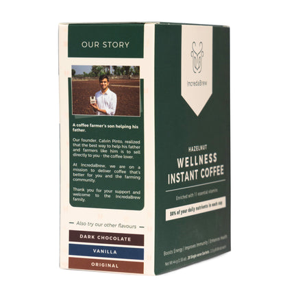 Hazelnut Wellness Instant Coffee